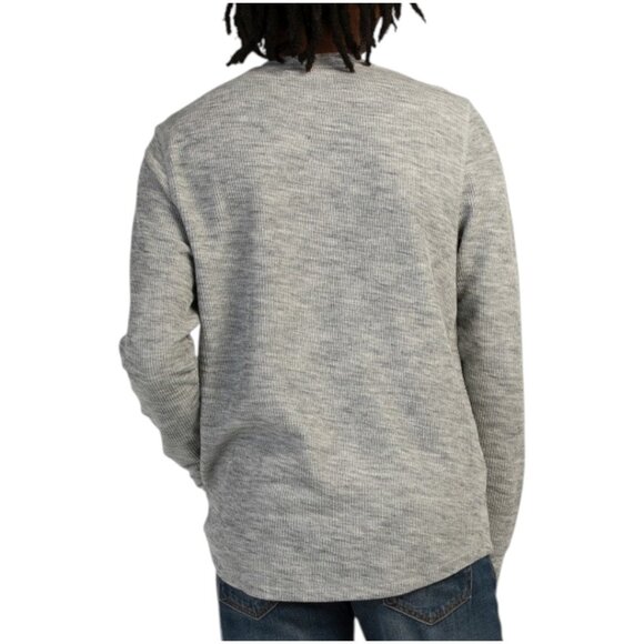 ORIGINAL PENGUIN Long Sleeve Henley Neck Top - Picture 2 of 3